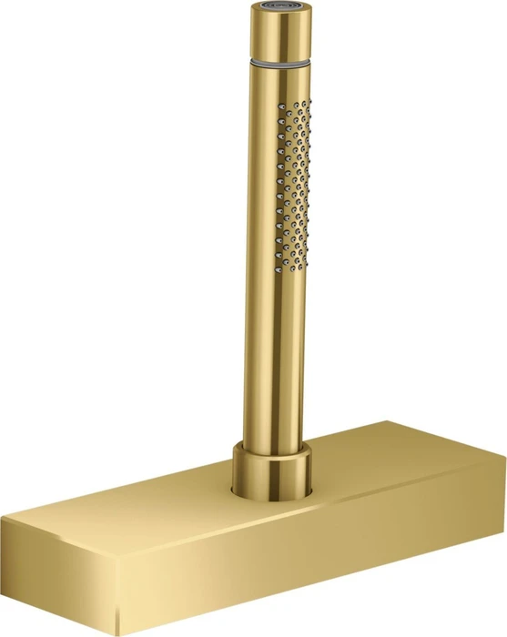 Hansgrohe Axor Edge Stabhandbrause Wannenrand-Set polished goldoptik