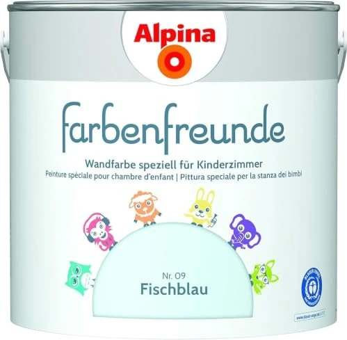 Alpina Farben Farbenfreunde Nr. 09 innen fischblau, 2.5l