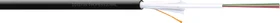 Digitus 4 Fasern, Dca, LSZ, A/I-DQ (ZN) BH 9/125µm, OS2, ohne Stecker, 1m, schwarz