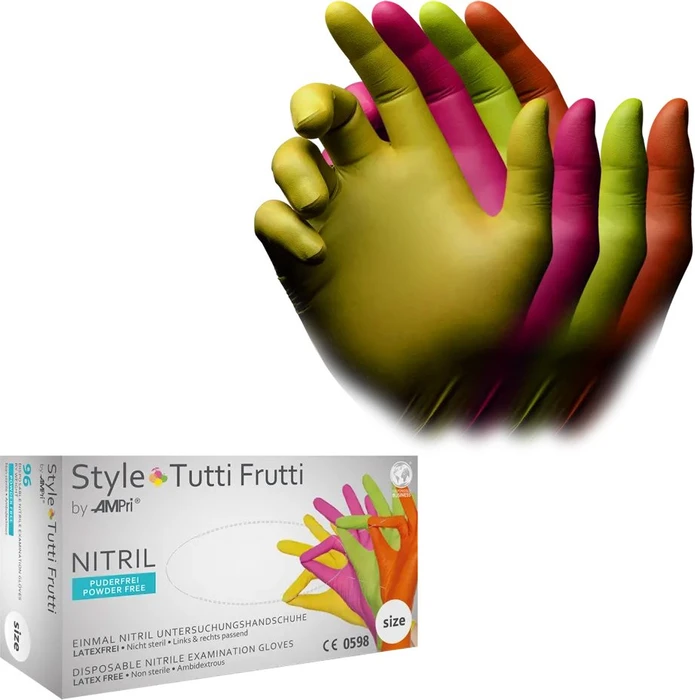 Ampri Style Nitril Einweghandschuhe tutti frutti