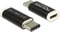 DeLOCK Adapter USB-C 2.0 [Stecker]/USB Micro-B 2.0 [Buchse], schwarz Vorschaubild
