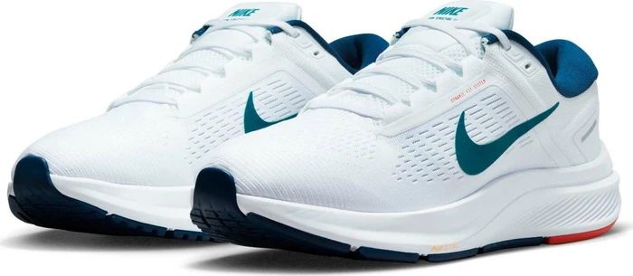 Nike Air Zoom Structure 24 white/valerian blue/light crimson/bright spruce (Herren)