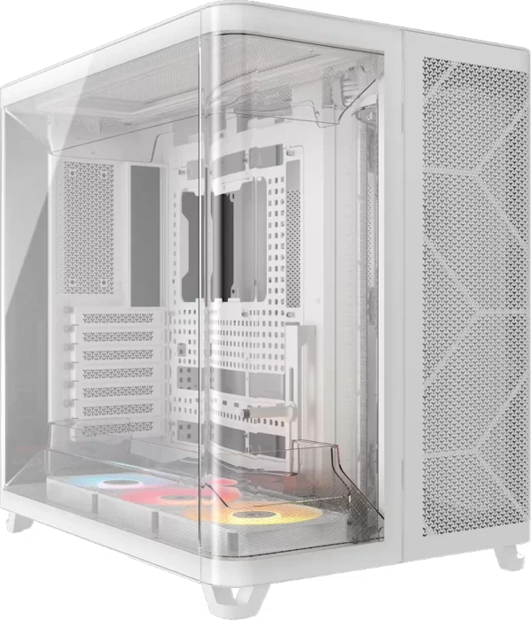 Corsair Air 5400 RS-R ARGB White, weiß, Glasfenster