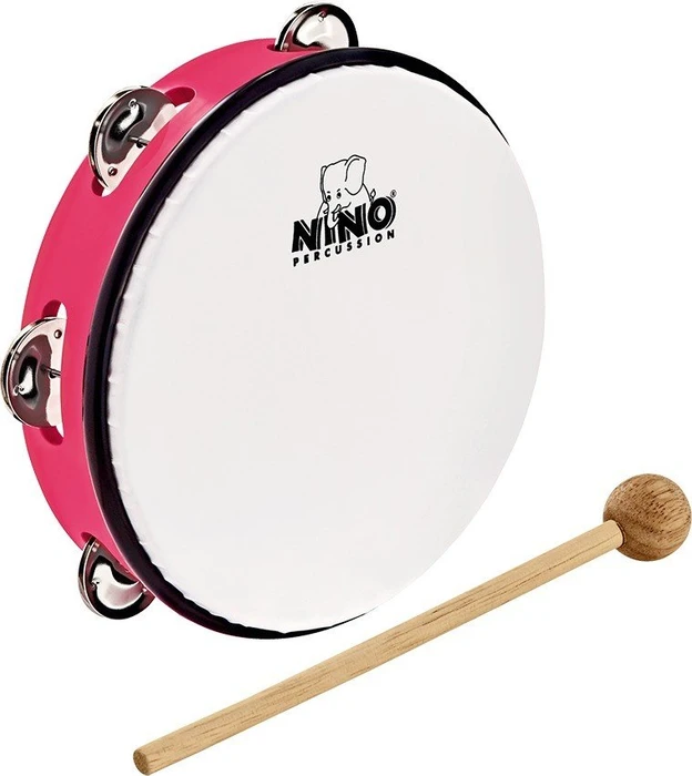 Nino ABS Tambourin 8" Erdbeer-rosa