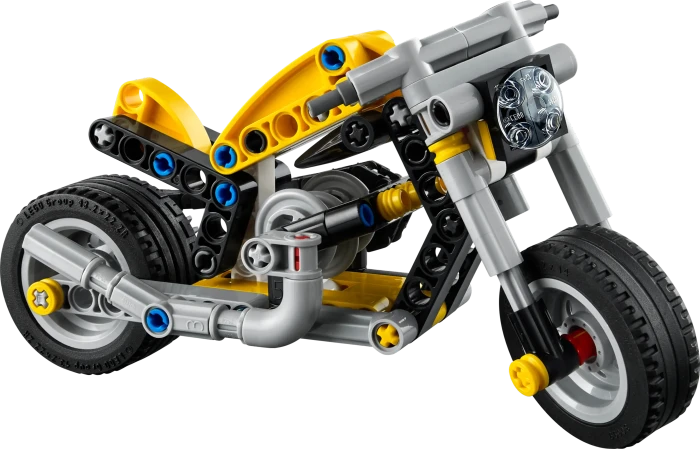 LEGO Technic - Gelbes Motorrad