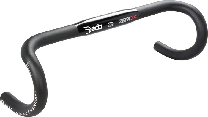 Deda Zero100 31.7mm Rennrad Lenker 130mm/75mm 440mm black anodized (D100B44)