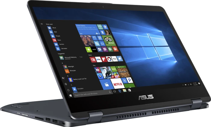 ASUS VivoBook Flip 14 TP410UA-EC541T, Star Grey, Core i5-8250U, 8GB RAM, 256GB SSD, DE