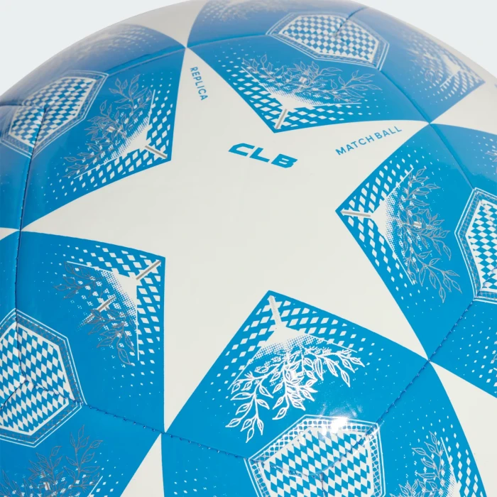 adidas UCL 2024/2025 Knockout Phase Club Fußball bright blue/white/silver metallic