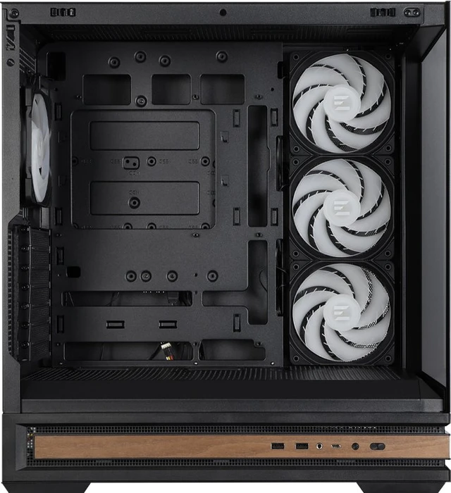 Zalman P40 NAMU Black, schwarz, Glasfenster