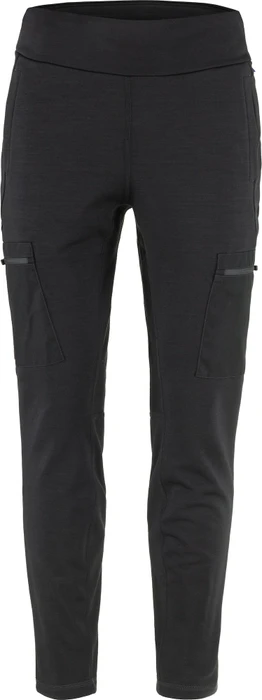 Fjällräven Keb Fleece Hose lang schwarz (Damen)