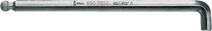 Wera 950 PKLS Innensechskant Winkelschlüssel, 10x219mm