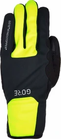 Gore Wear M Gore Windstopper Thermo Fahrradhandschuhe black/neon yellow