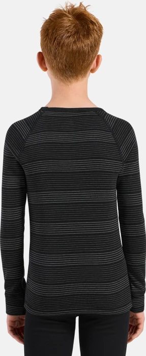 Odlo Active Warm Base Layer Set black/grey melange (Junior)
