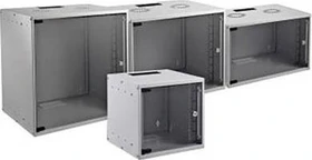 EFB Elektronik Basic Wandgehäuse 15HE, Sicherheitsglastür, IP2X, grau, 450mm tief