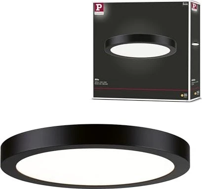 Paulmann Abia LED Deckenleuchte rund 22W schwarz matt