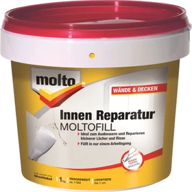 molto Moltofill Innen Reparatur Fertigspachtelmasse, 1.00kg
