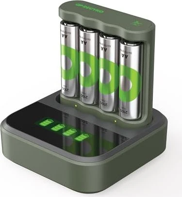 GP Batteries ReCyko Speed Charger Dock (USB) D451 + Everyday Charger (USB) B441 inkl. 4x AA NiMh 2100mAh