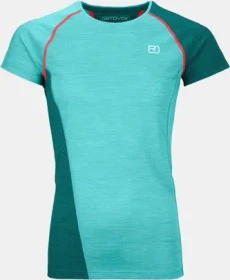 Ortovox 120 Cool Tec Fast Upward Funktionsshirt kurzarm ice waterfall blend (Damen)