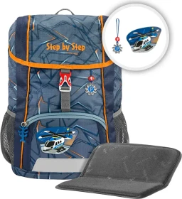 Step by Step Kid Helicopter Sam Vorschultaschen-Set, 3-tlg.