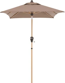 Doppler Alu Wood Ultra Sonnenschirm 210x140cm greige