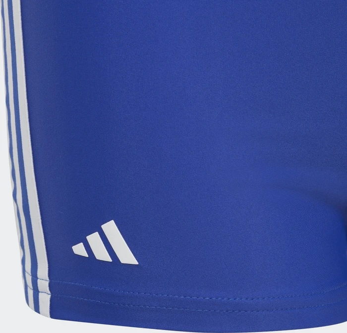 adidas Classic 3-Streifen Badehose semi lucid blue/white (Junior)