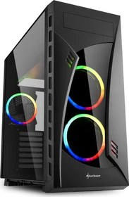 Sharkoon Night Shark RGB, Lüfter LED RGB, Glasfenster