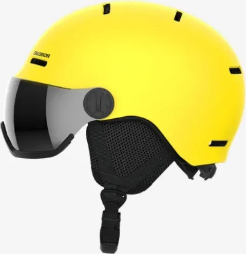 Salomon Orka Visor Helm vibrant yellow (Junior)