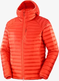 Salomon Elixir Micro Down Hooded Funktionsjacke cherry tomato (Herren)