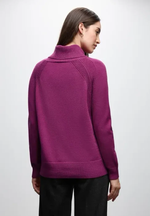 Street One Stehkragen Pullover berry paradise (Damen)
