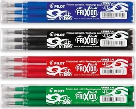 Pilot FriXion Ball BLS-FR7-S3-L Rollerballmine RB 0.7mm blau, 3er-Pack