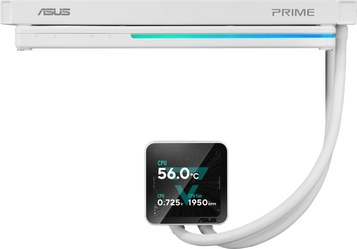 ASUS Prime LC II 360 ARGB LCD White Edition