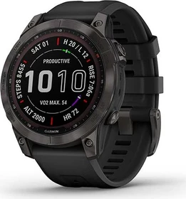 Garmin Fenix 7 Sapphire Solar black dlc titanium/black