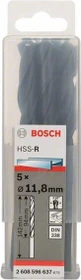 Bosch Professional HSS-R Spiralbohrer, 11.8x94x142mm, 5 Stück