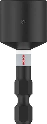 Bosch Professional PRO Nutsetter Impact Außensechskant Steckschlüssel 1/4", 13x50mm, 1 Stück