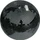 Eurolite Spiegelkugel 40cm schwarz (50120060)