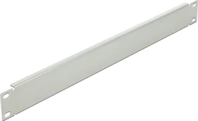 DeLOCK 19" Blindpanel, geschlossen, grau, 1HE