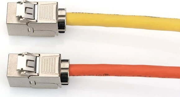 Digitus Keystone Modul RJ-45 Buchse via Verlegekabel Cat6a, 24er-Pack