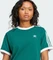 adidas 3-Streifen T-Shirt kurzarm collegiate green (Damen) Vorschaubild