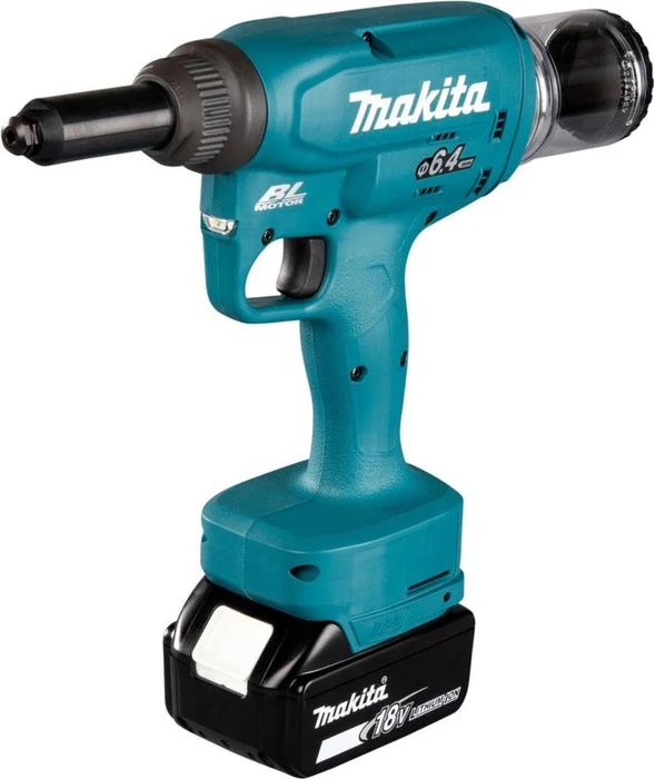 Makita DRV250RFJ Akku-Blindniet-Setzgerät inkl. Koffer + 2 Akkus 2.0Ah