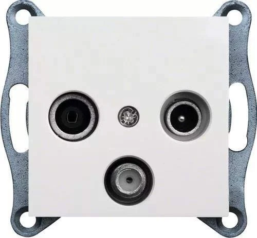 Hager Antennensteckdose 3-fach