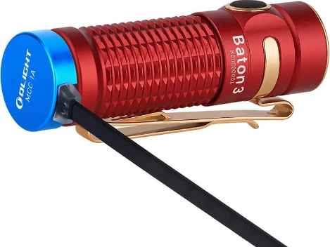 OLight Baton 3 Taschenlampe rot