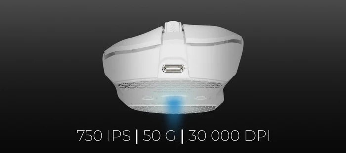 Genesis Zircon 880 Pro 8K/8K Wireless Gaming Mouse weiß, USB/Bluetooth