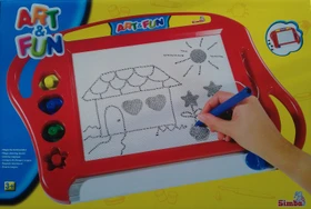 Simba Toys Art & Fun Magische Zeichentafel rot