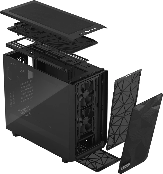 Fractal Design Meshify 2 Black TG Light Tint, Glasfenster