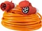 as-Schwabe Polyurethan CEE Verlängerungskabel 400V 32A IP44 H07BQ-F 5G4, orange, 50m Vorschaubild