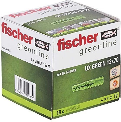 fischer UX Green 12x70 Universaldübel, 12x70mm, 18 Stück