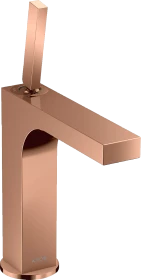 Hansgrohe Axor Citterio 160 Waschbeckenarmatur mit Ablauffernbedienung polished red gold