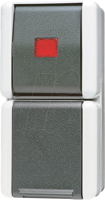Jung WG 800 SCHUKO Steckdose 16A 250V mit Kontrollschalter