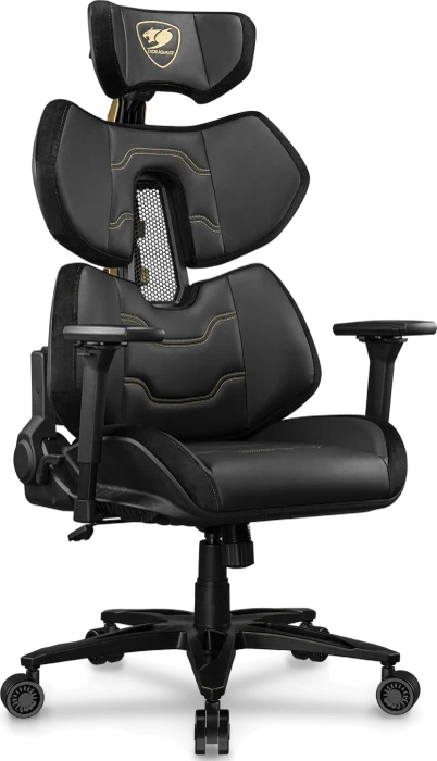 Cougar Terminator Elite Gold CGR-TRE-GLB Gamingstuhl, schwarz/gold