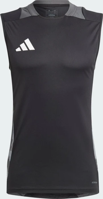 adidas Tiro 24 Competition Sleeveless Trainings Trikot ärmellos black/team dark grey (Herren)